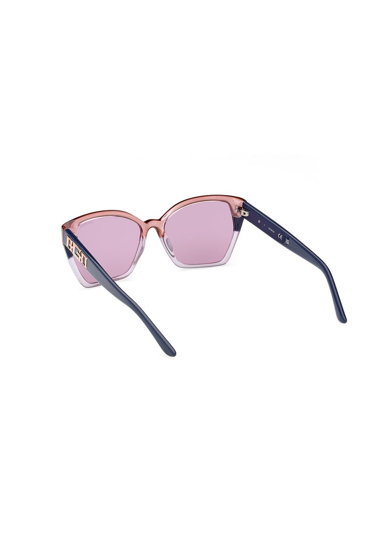 GUESS Women's UV Protection Butterfly Sunglasses - GU791292Y55 - Lens Size: 55 Mm  - Image 4