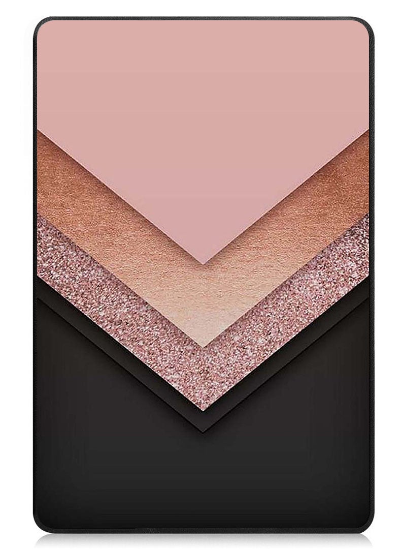 Theodor Protective Flip Case For Huawei MatePad SE 11 (2024) With Trifold Stand Auto Wake Sleep Shockproof Cover black golden & pink copy - Image 1