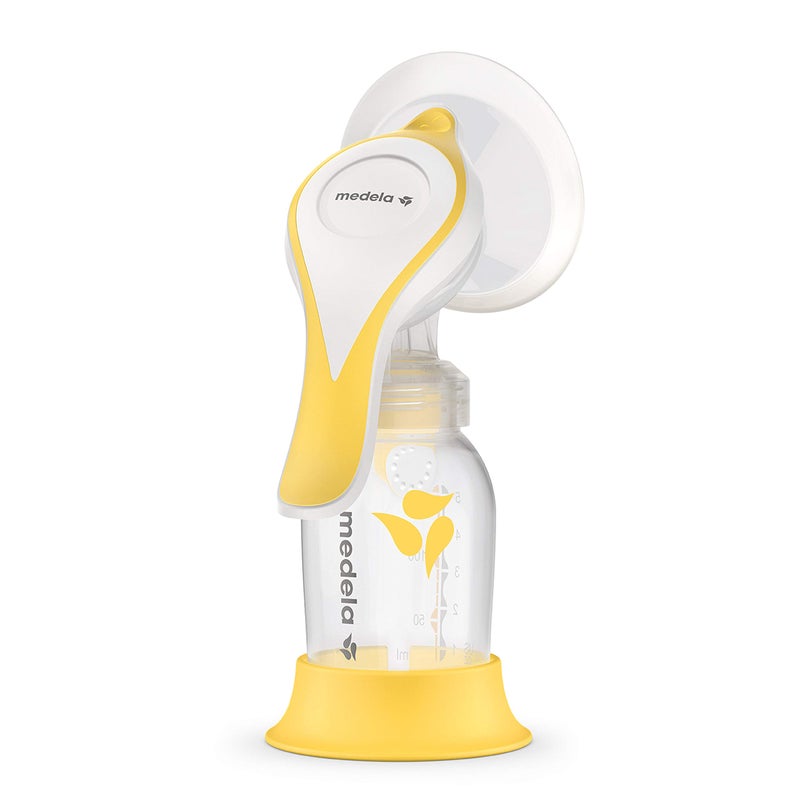 Medela Harmony Manual Breast Pump, Compact Swiss Design with PersonalFit Flex Shields and Medela's 2-Phase Expression Technology - Image 1