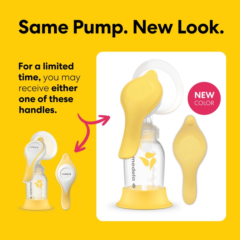 Medela Harmony Manual Breast Pump, Compact Swiss Design with PersonalFit Flex Shields and Medela's 2-Phase Expression Technology - Image 3