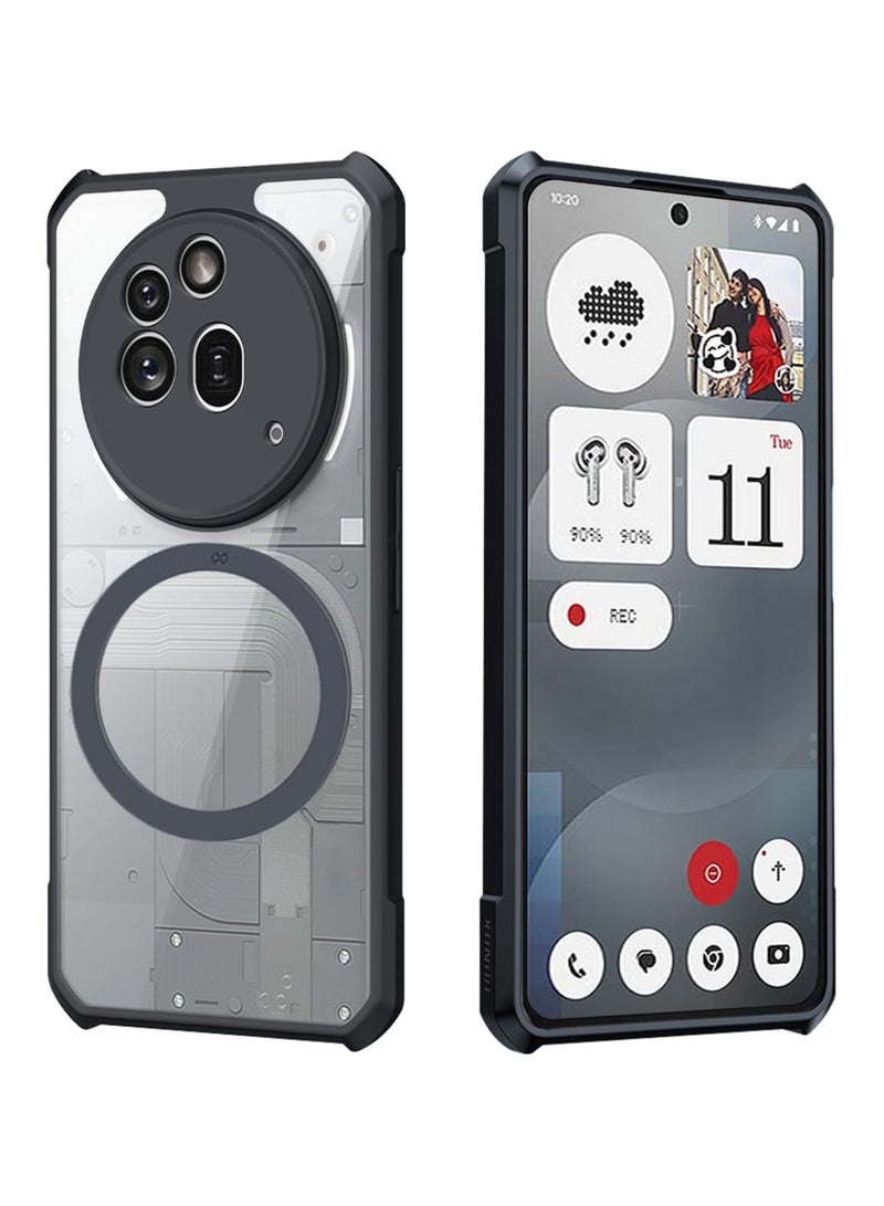 Protective Case Cover for Nothing Phone 3a pro High Quality,Bumper Back Case Supports magnetic charging - Image 1