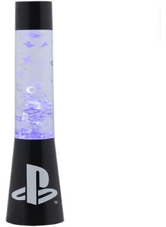 Paladone Paladone | Sony PlayStation Glitter Liquid Mood Light with Floating Controllers & Icons | Officially Licensed Sony PlayStation Merchandise | PS5 | Lava Lamp | Desk Lamp | Bedside Light | Gaming Decor  - Image 1