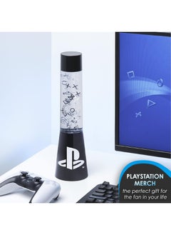 Paladone Paladone | Sony PlayStation Glitter Liquid Mood Light with Floating Controllers & Icons | Officially Licensed Sony PlayStation Merchandise | PS5 | Lava Lamp | Desk Lamp | Bedside Light | Gaming Decor  - Image 5