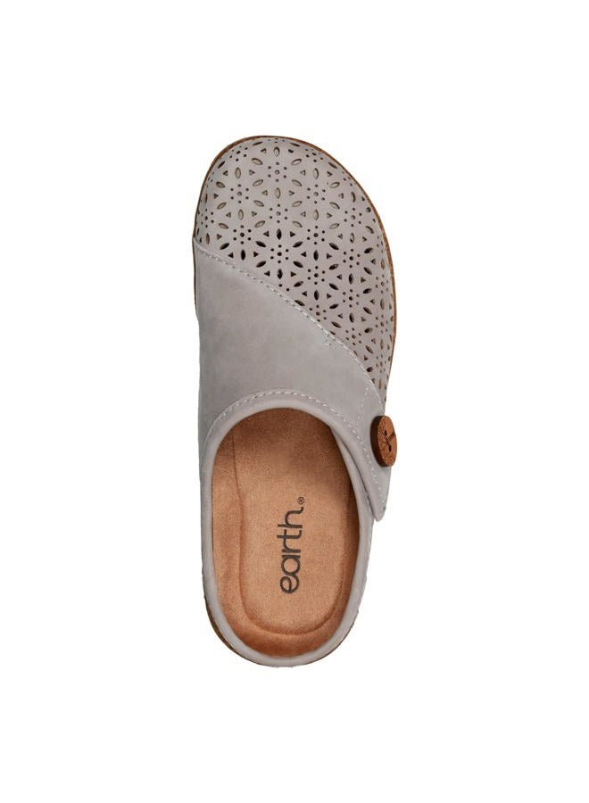 Earth Women's Erinn Clog, Light Grey 050, 9 - Image 5