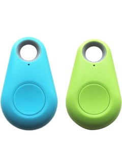 CATANES 2 Pack For Smart Tag itag Bluetooth Tracker Key Finder Locator for Phone Key Item Pets Children Blue Green  - Image 1