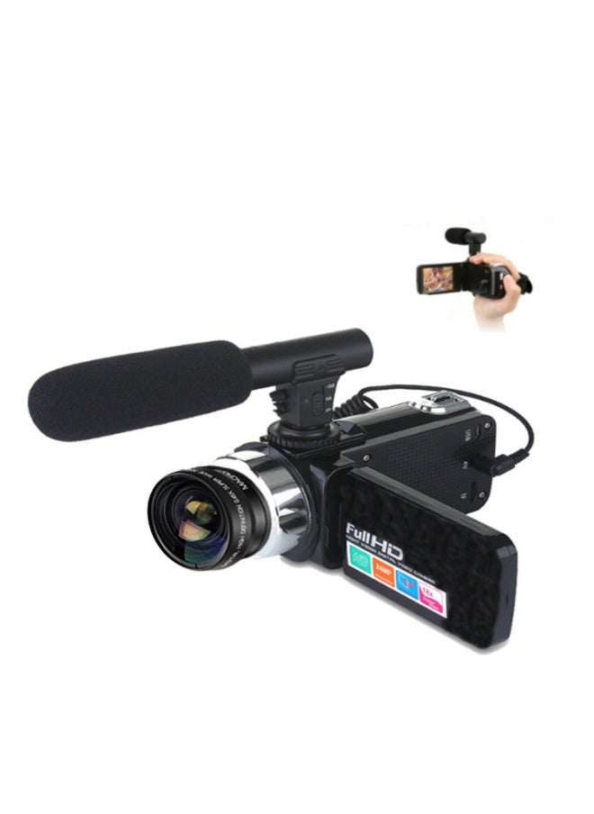 Generic 24 Million Digital Camera HD Hot Shoe Pc Camera Function Digital Video Camera-Body Color:Microphone  - Image 2