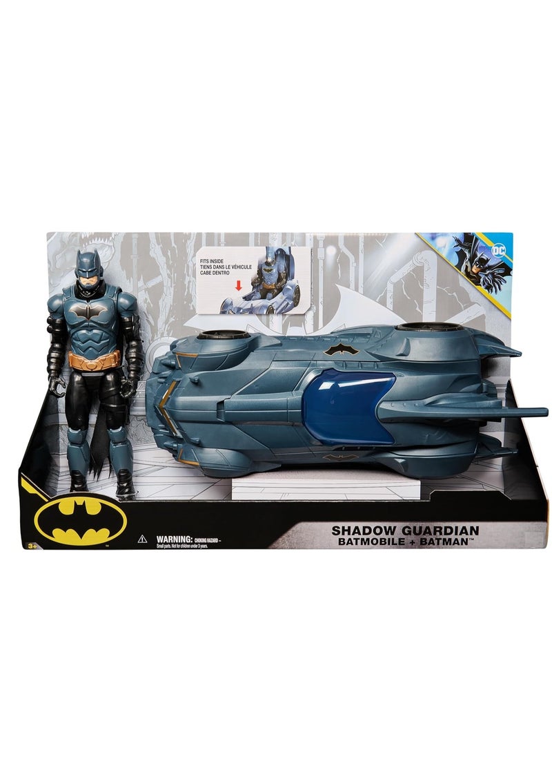 DC Batman - DC Batman Shadow Guardian Batmobile and Batman Action Figure - Image 1