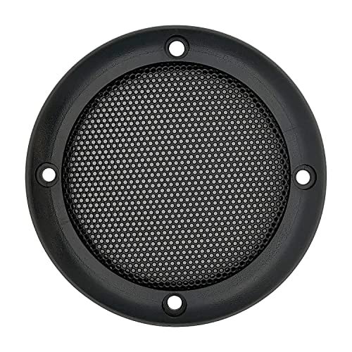 Fuhengli 3.5" Speaker Grill Cover, Car Home Speaker Subwoofer Guard Protector, ABS Plastic Frame with Metal Mesh, Black - 2Pcs - Image 2
