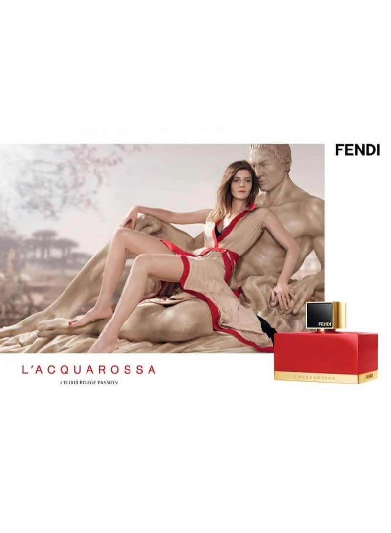 Fendi L' Acquarossa Комплект (EDP 50ml + Nail Polish + Lip Gloss) за Жени - Image 3