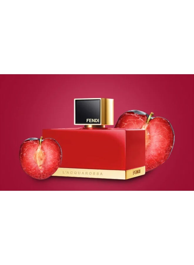 Fendi L' Acquarossa Комплект (EDP 50ml + Nail Polish + Lip Gloss) за Жени - Image 2