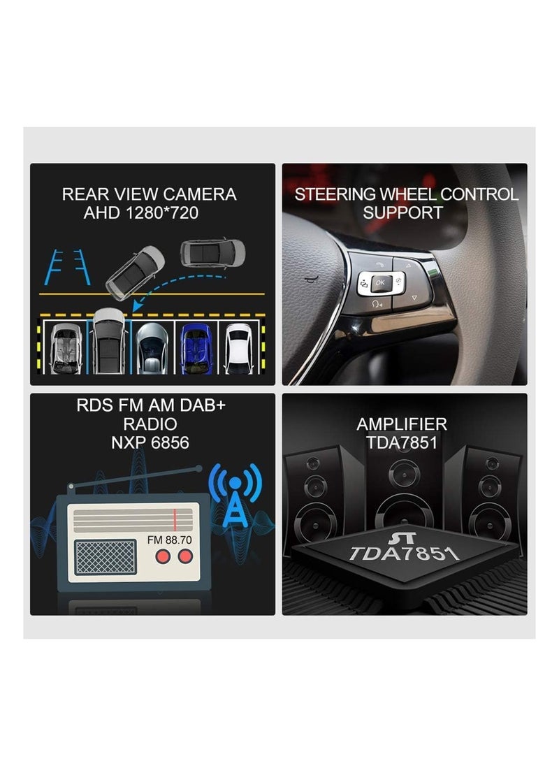Android Screen For NISSAN PATROL 2013 To 2019 4GB RAM 64GB Memory Support Apple Carplay Android Auto Full HD Touch Screen 10 Inch built In Bluetooth USB Radio WiFi Play Store Backup Camera included