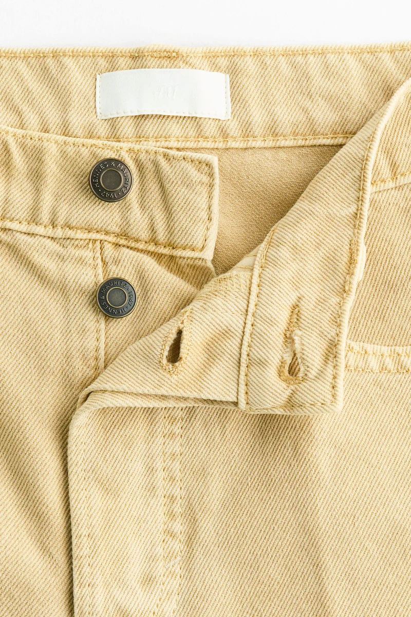 H&M  Barrel High Ankle Jeans for Women | Best Price UAE