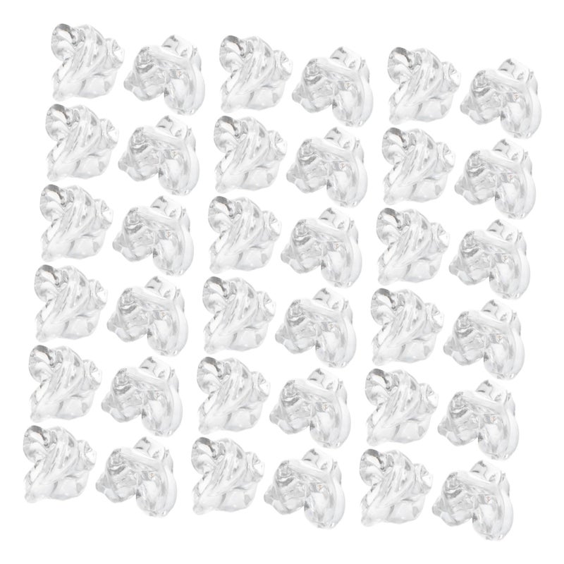 Reusable Plastic Artificial Ice Cubes 100pcs For Vase Table Scatter Decoration - Image 2