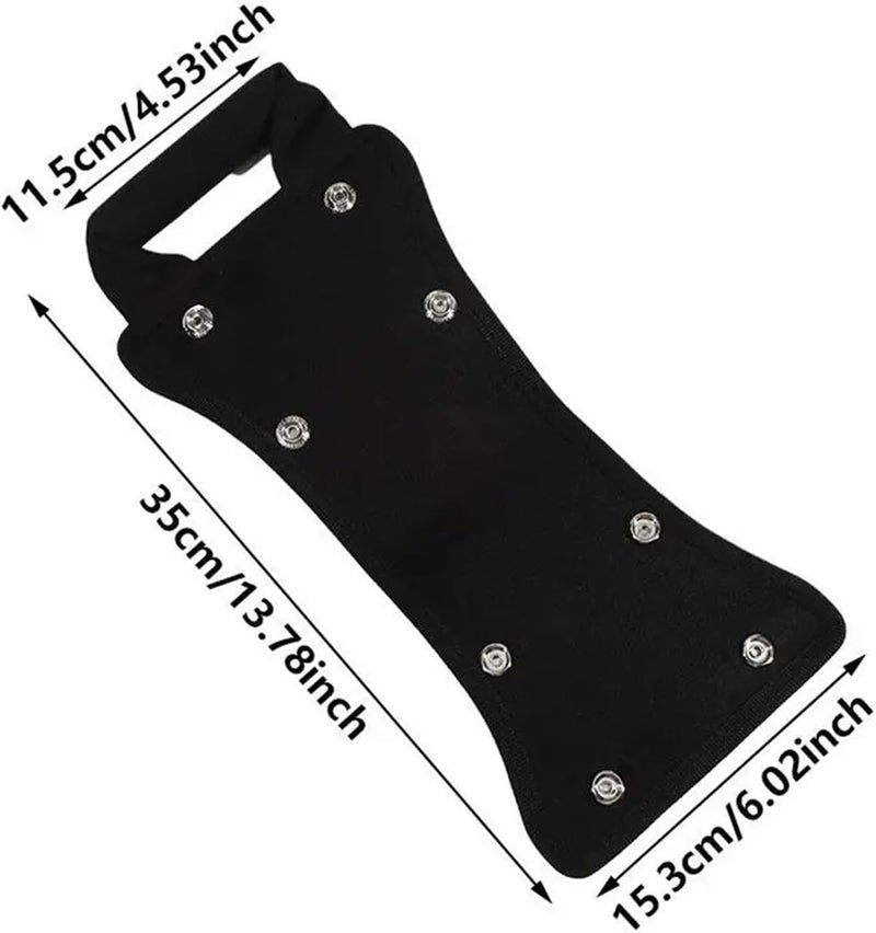 2pcs Detachable Suitcase Grip Nylon Extension Comfort Anti-Chafe Cover Secure Travel Pull for Frequent Travelers Business - Image 5