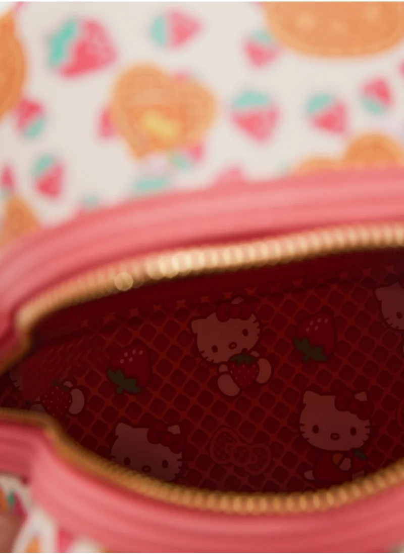 Loungefly Kids Leather Hello Kitty Waffle Backpack