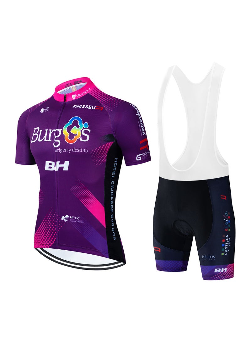 KUYING Summer Short Sleeved Cycling Suit Set - Image 1