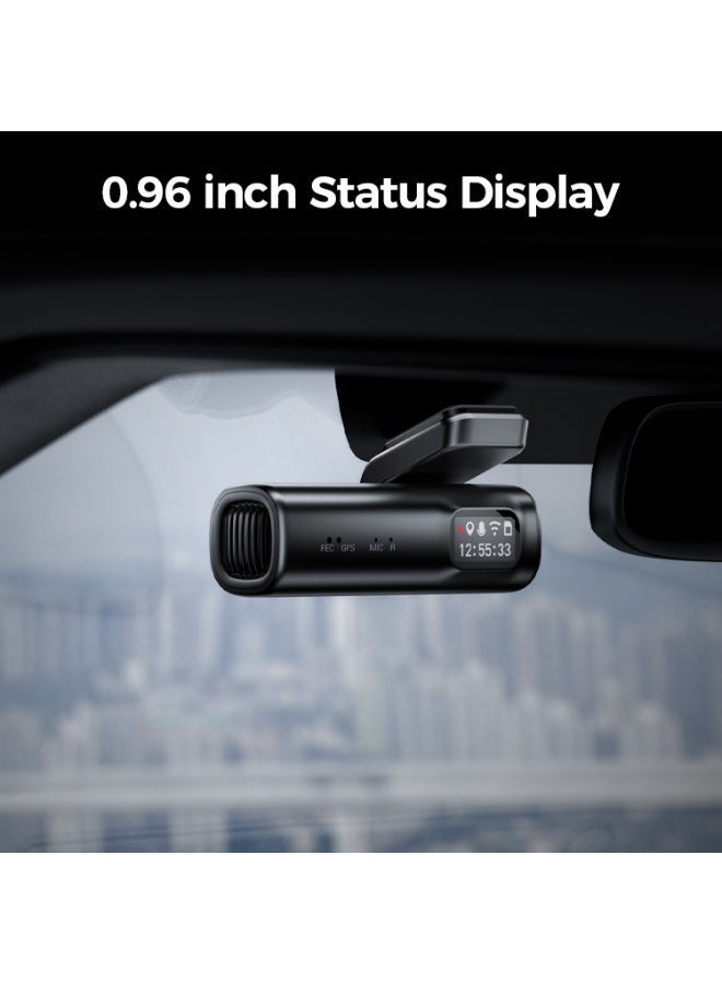 LINGDU D200 2-Channel Dash Cam, 3K Front & 720P Rear Camera, Built-in GPS, Wi-Fi, Voice Control, Night Vision, Parking Monitor, Super Capacitor - Image 4