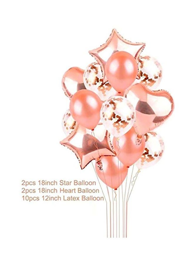 Sharpdo Decorative Birthday Wedding Party Inflatable Balloon Set With Confetti - Image 4