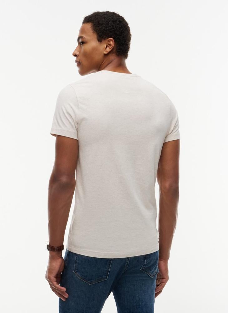 TOMMY HILFIGER Slim Jersey Crew Neck T-Shirt - Image 3