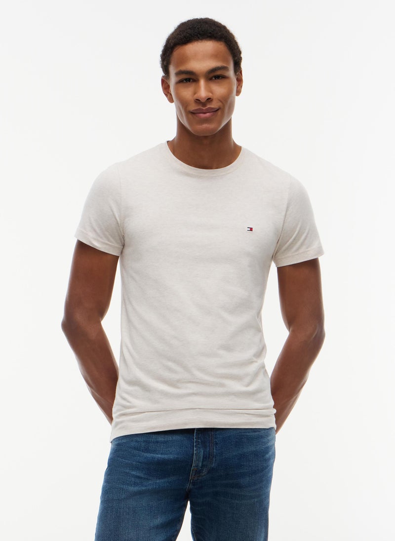 TOMMY HILFIGER Slim Jersey Crew Neck T-Shirt - Image 1