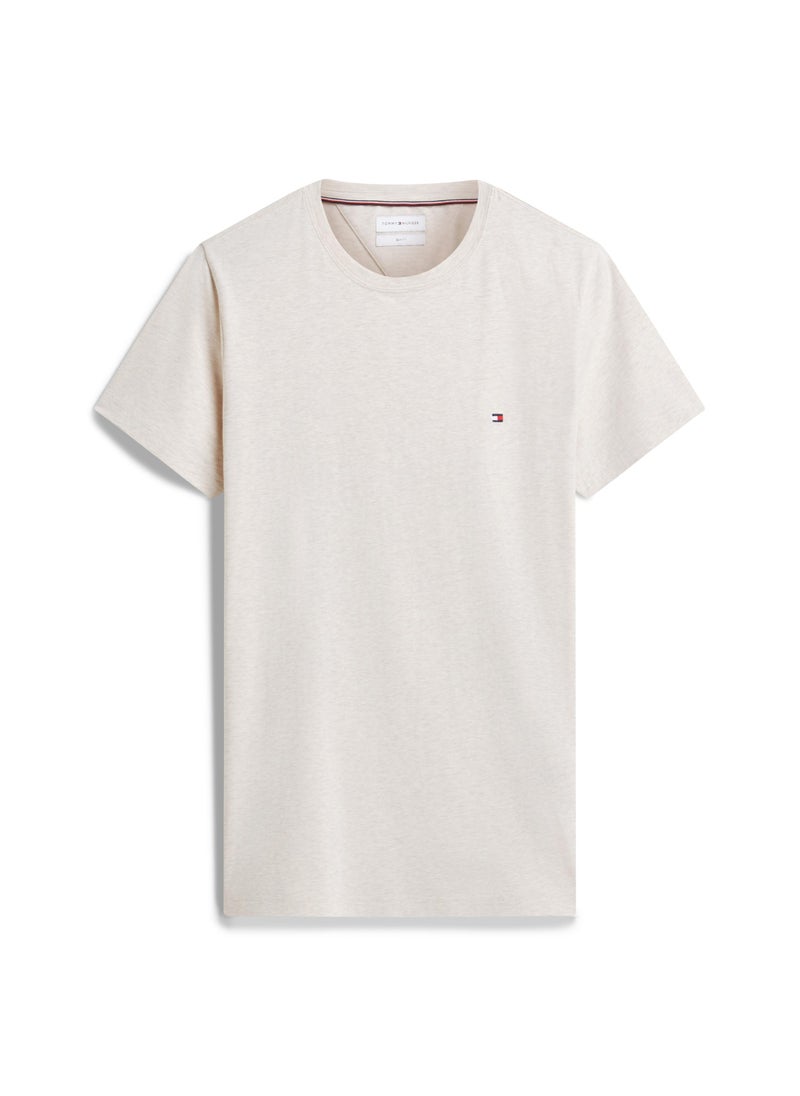 TOMMY HILFIGER Slim Jersey Crew Neck T-Shirt - Image 5