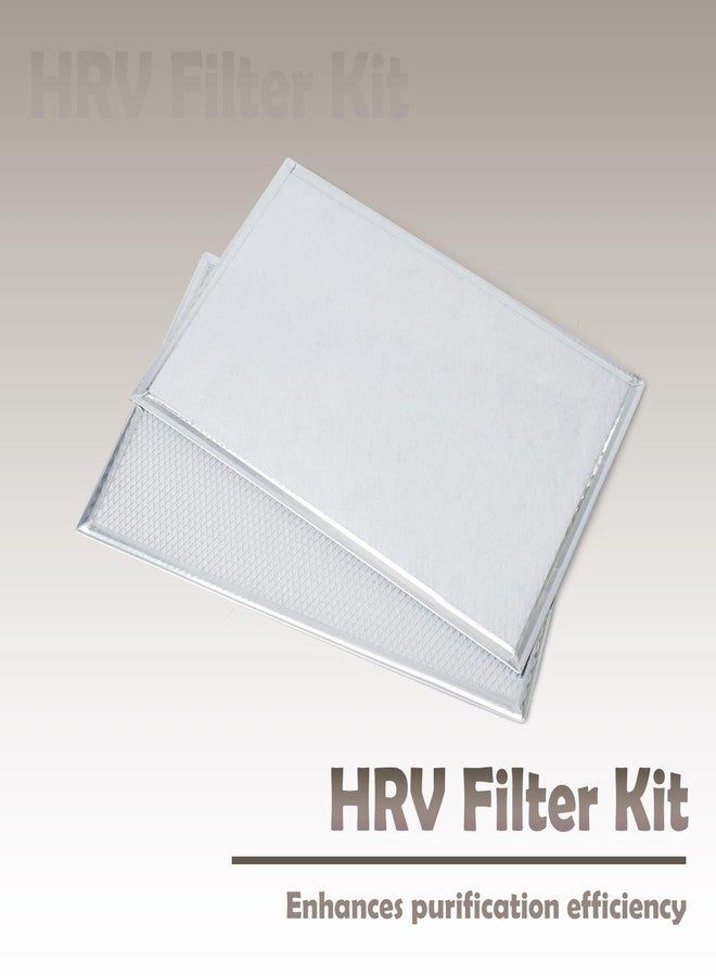 VAINELY 2 Pcs SV18204 HRV Filter Kit Compatible with Broan ERV140TE Purifier, 14.25 x 9.25 x 0.125 inches - Image 2
