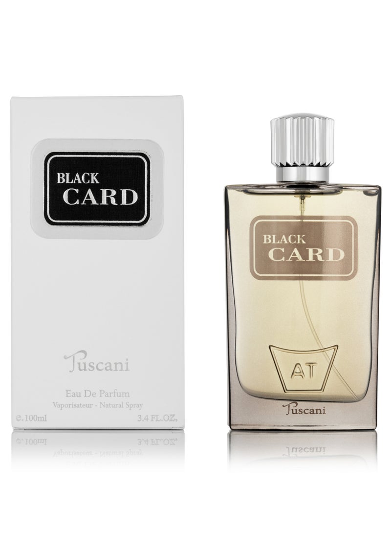 توسكاني - عطر بلاك كارد رجالي من توسكاني 100 مل EDP - Image 1