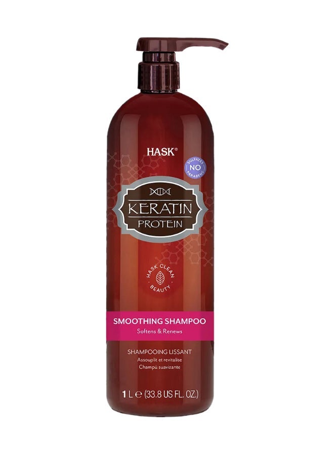HASK Keratin Protein Smoothing Shampoo 1L - Image 1
