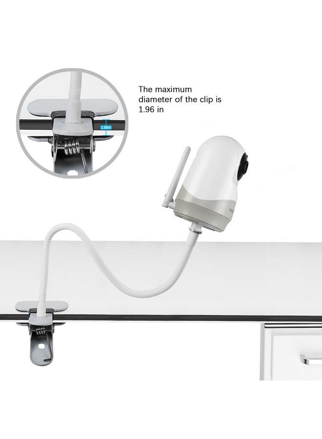 HOLACA Baby Monitor Mount Flexible Twist Stand for Hellobaby HB6550/HB6558/HB65/HB66/HB40/HB248 and Blemil Baby BL9052-2,JUAN2215 and VTimes302 Babymonitor Camera Other with 1/4Threaded Hole,ClipMount - Image 1