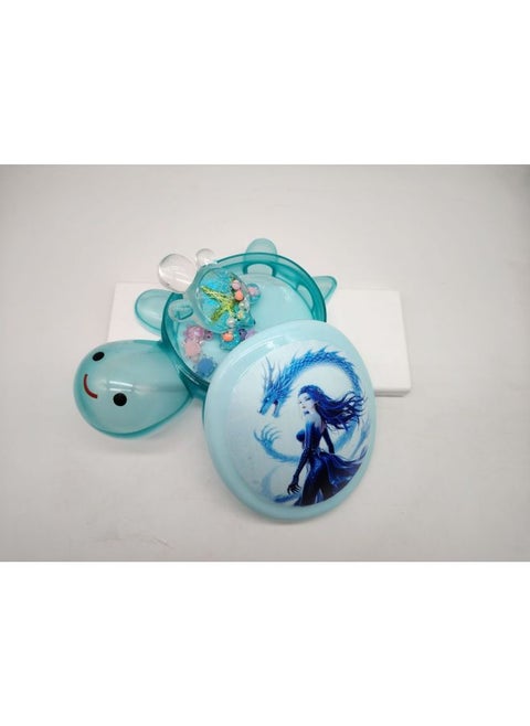 Little Turtle Pair Touch Luminous Color Little Turtle Toy Little Turtle Luminous Blind Bag Primary School Student Toy Big Turtle-Color:【25cm】candy Turtle/xingrun B