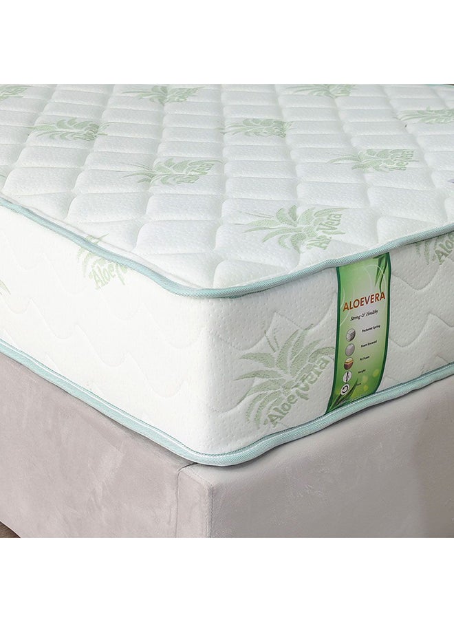 DANUBE HOME Aloevera Pocket Spring Mattress Medium Soft Feel Single Mattress Spine Balance For Pressure Relief L 190 X W 90 Thickness 25 Cm Multi Color  - Image 1