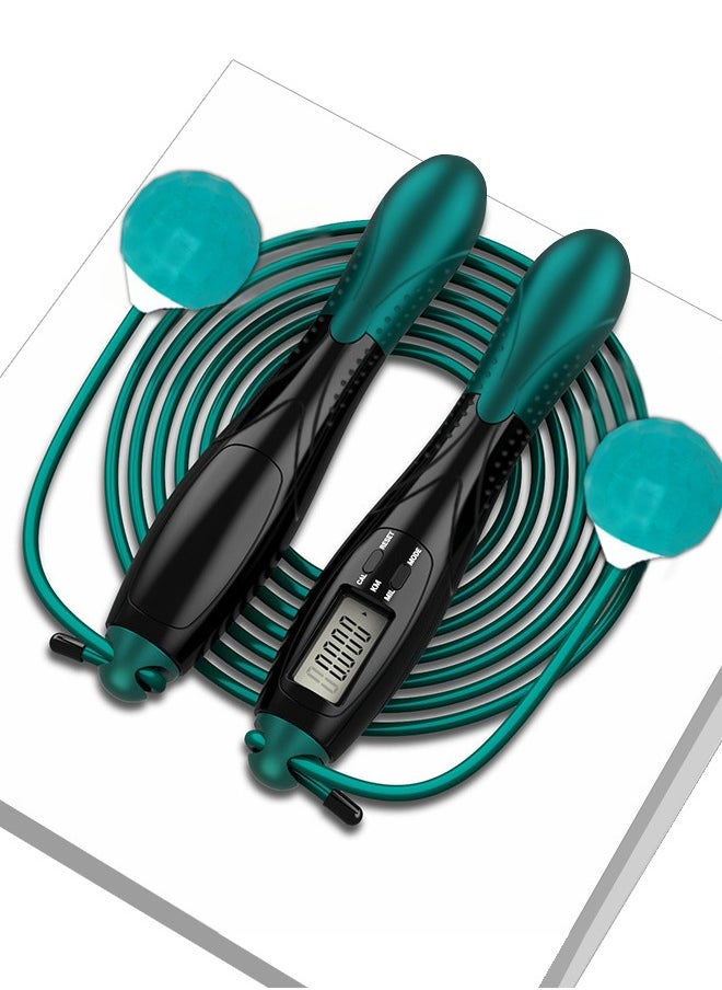 AHAKAC - Dual Purpose Digital Jump Rope - Adjustable Counting Skipping Rope - Multimode Skipping Rope with Calories - 360° anti-winding - Cordless Jumping Rope for Fitness Exercise Gym - Image 1