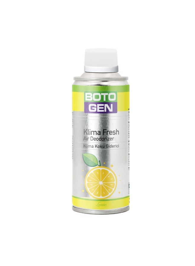 Boto Gen Air conditioner sterilizer and freshener with lemon scent - Turkish made with German technology KLIMA FRESH LEMON - 200 ml & Kraft Max Motor Oil 7000km 10w40 5LBundle - Image 2