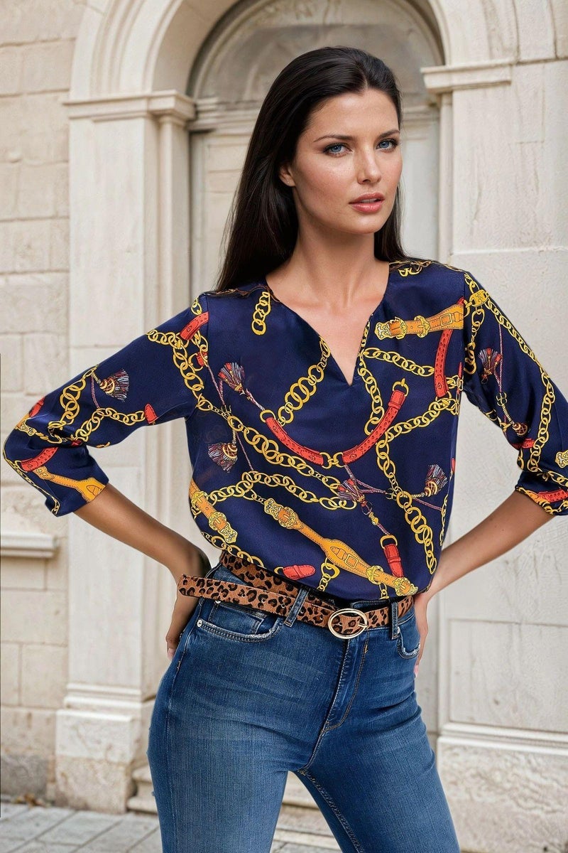 Weshaya Blouse Women Dark blue - Image 2