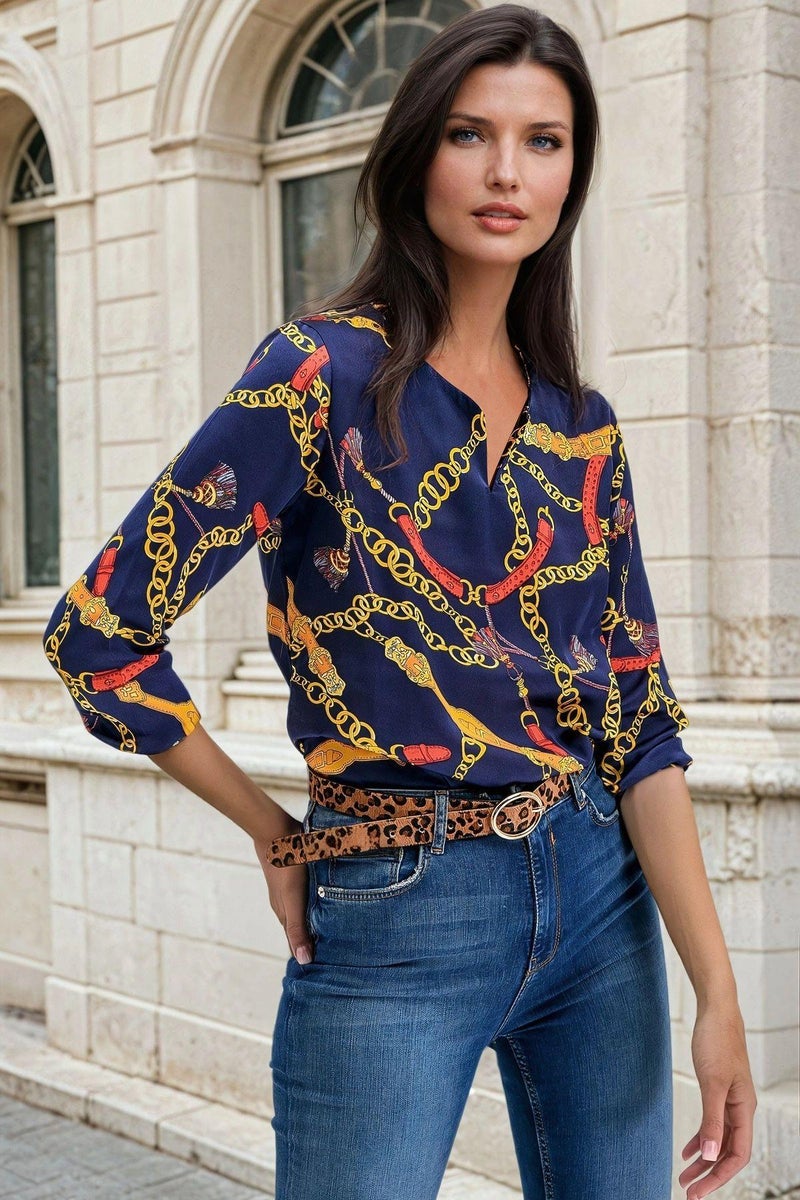 Weshaya Blouse Women Dark blue - Image 1