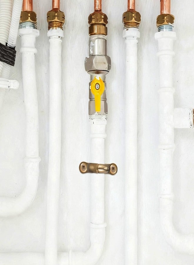 ARTIBETTER Water Pipes Clamp Brass Pipes Tubing Support Bracket Wall Mounted Hoses Hangers Clips Clamp For Tube Or Wire Cord - Image 5