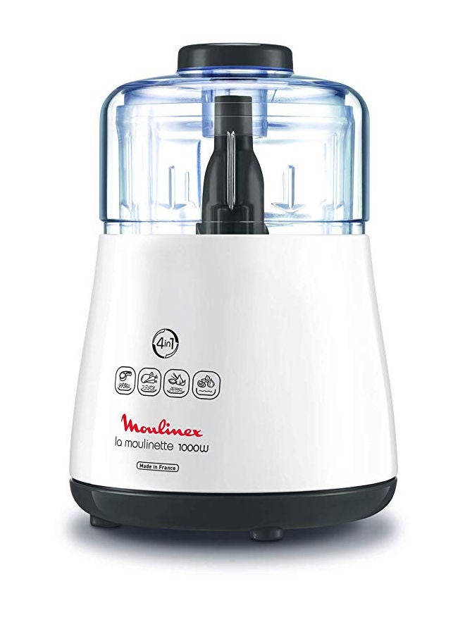 مولينكس قطاعة بقوة 1000 واط 500 ml 1000 W Dpa141 أبيض/ شفاف - Image 1