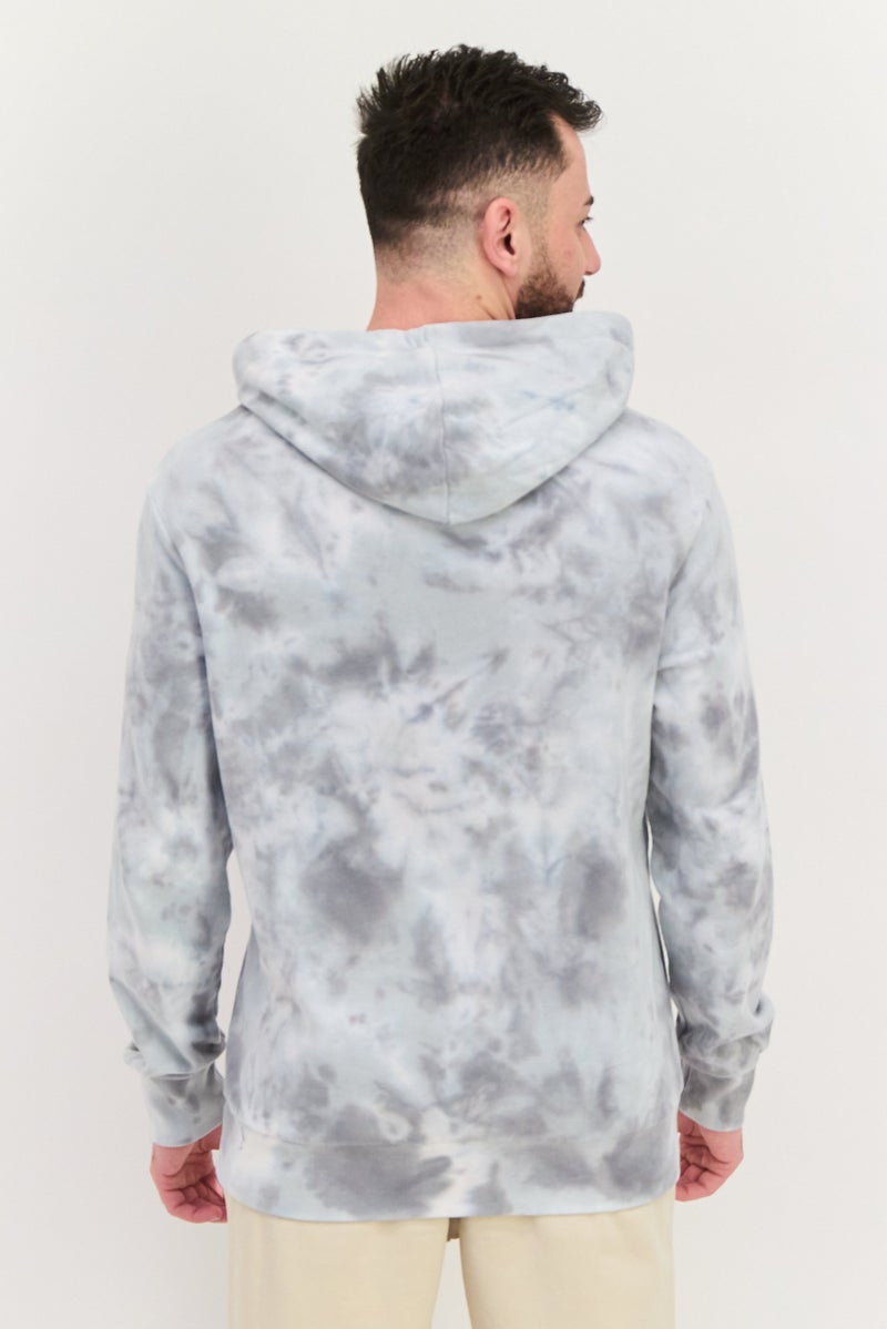 Bench ملابس رياضية للرجال بشعار العلامة التجارية، خارجية، سويت شيرتات، مزيج رمادي - Image 2