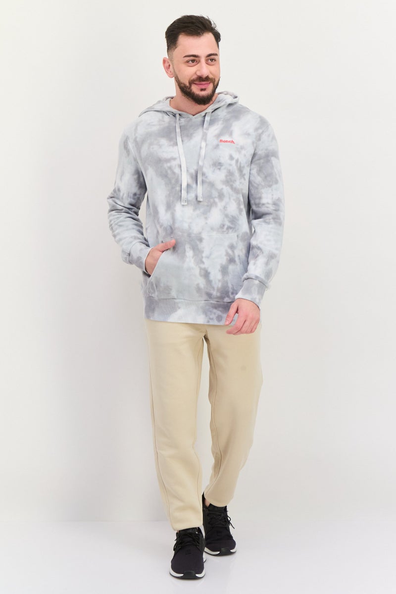 Bench ملابس رياضية للرجال بشعار العلامة التجارية، خارجية، سويت شيرتات، مزيج رمادي - Image 4