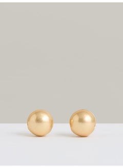 REISS Pollie: Polished Ball Huggie Earrings  - Image 1