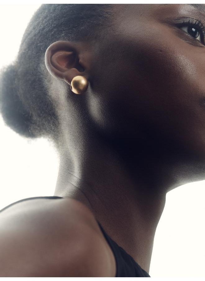 REISS Pollie: Polished Ball Huggie Earrings  - Image 5