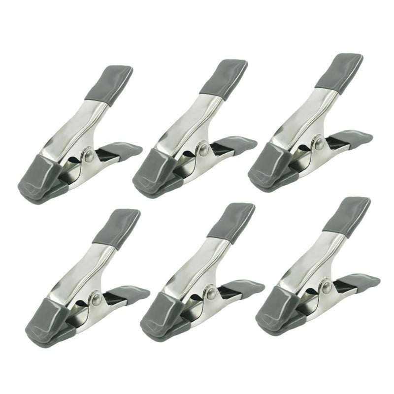 6PCS Black Backdrop Clips for Photography Strong Grip for Muslin Reflectors and Backgrounds - Image 2