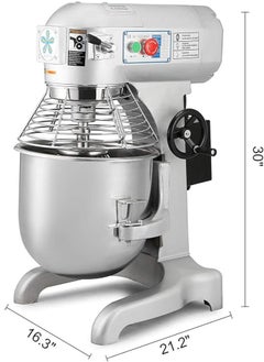 AL KHAYAM Commercial Food Mixer Machine Stand Mixer 20 Quart 750W Electric Dough Mixer with 3 Agitator Attachments Commercial Grade (20L)  - Image 2