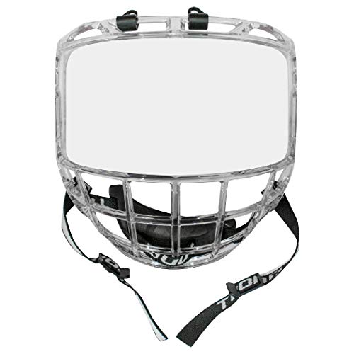 TronX S980 Senior Adult Hockey Clear Full Face Shield Visor Helmet Combo Anti-Scratch/Anti-Fog - Image 5