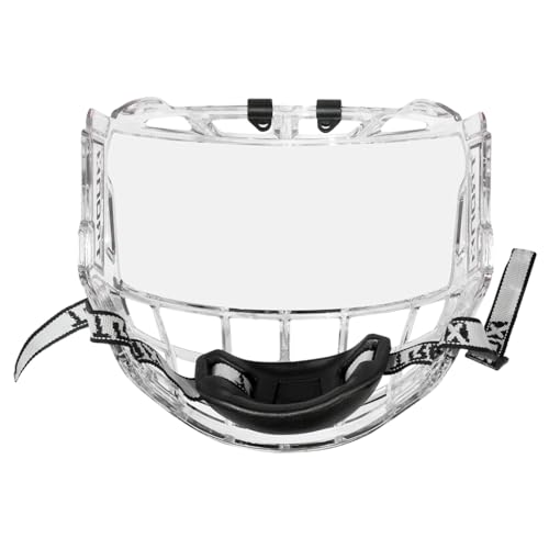 TronX S980 Senior Adult Hockey Clear Full Face Shield Visor Helmet Combo Anti-Scratch/Anti-Fog - Image 4