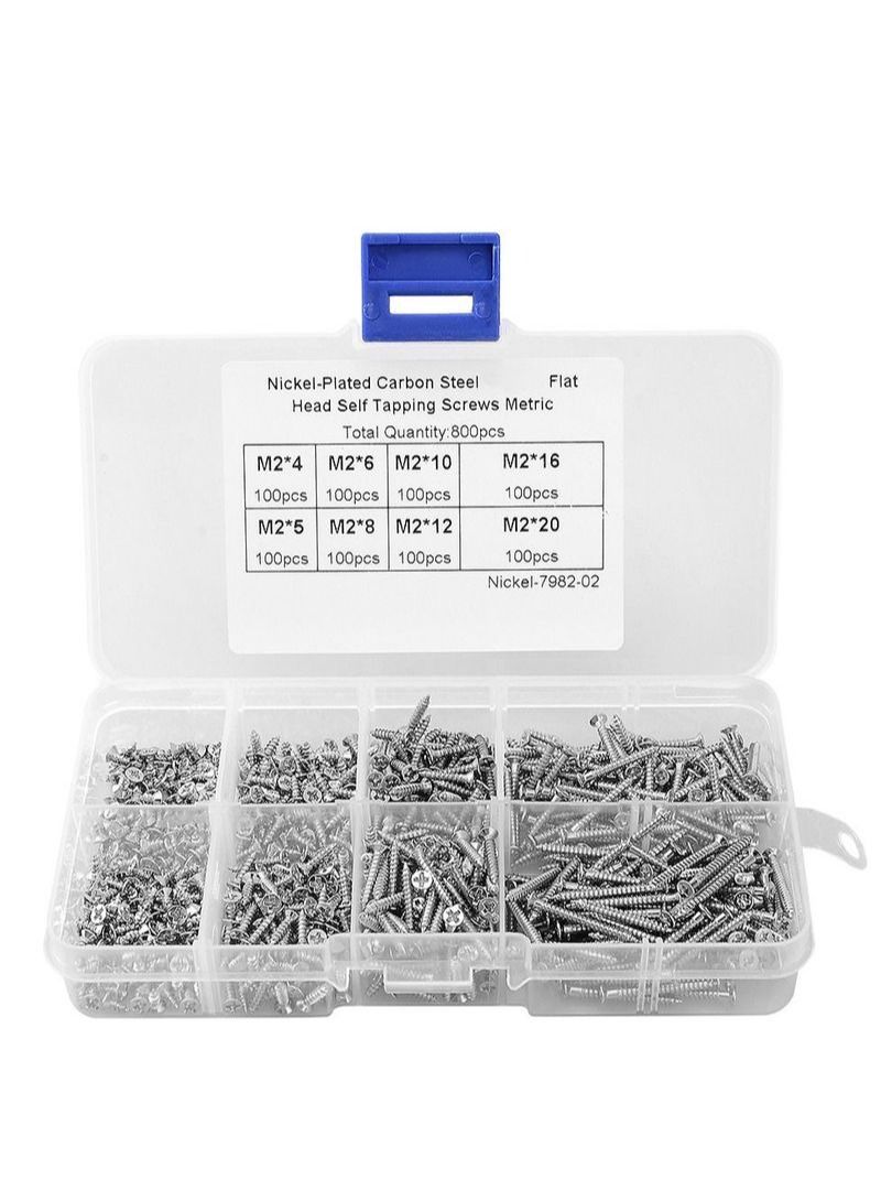 NIBEMINENT 800Pcs Self Tapping Screw Set  - Image 1