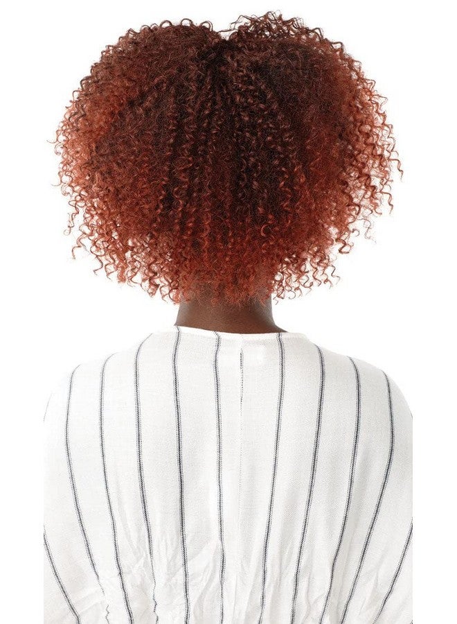 Outre Drawstring Ponytail Big Beautiful Hair 4A Kinky Koils 14" (1B) - Image 4