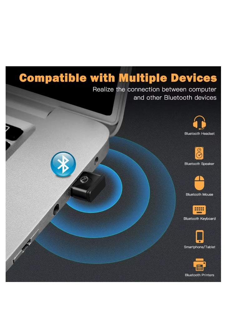ZEXMTE Bluetooth 5.3 Mini USB Dongle support windows 8.1 - 10 - 11  - Image 4