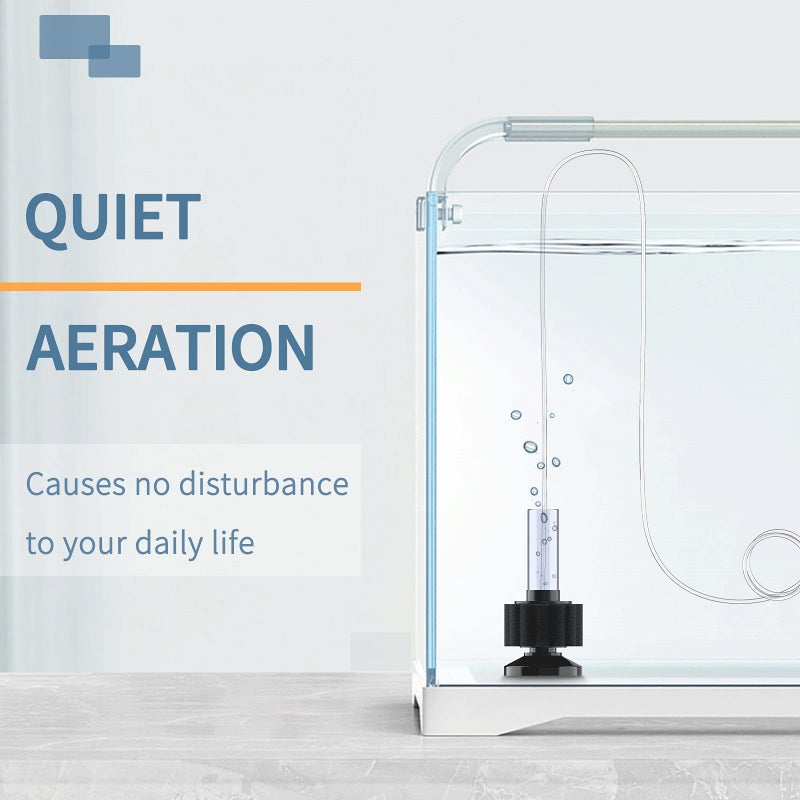 Pawfly Aquarium Nano Bio Sponge Filter Quiet Betta Fry Shrimp Foam Filter Kit with Airline Tubing for Small Fish Tank up to 3 Gallon, 3 Pack - Image 3