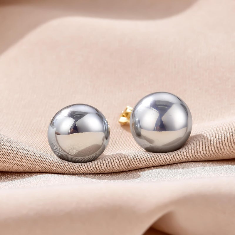 YOQUCOL Simulated Freshwater Pearl Clip On Earrings Not Pierced Elegant Stud Jewelry For Women - Image 5